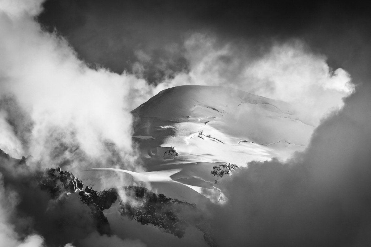 16 – Mont Blanc entre les nuages